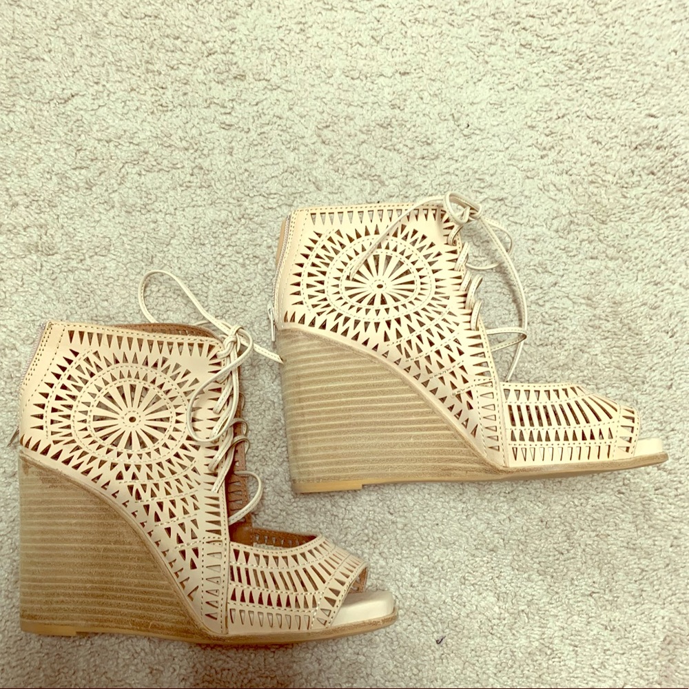 Jeffrey Campbell Lace Up Wedge